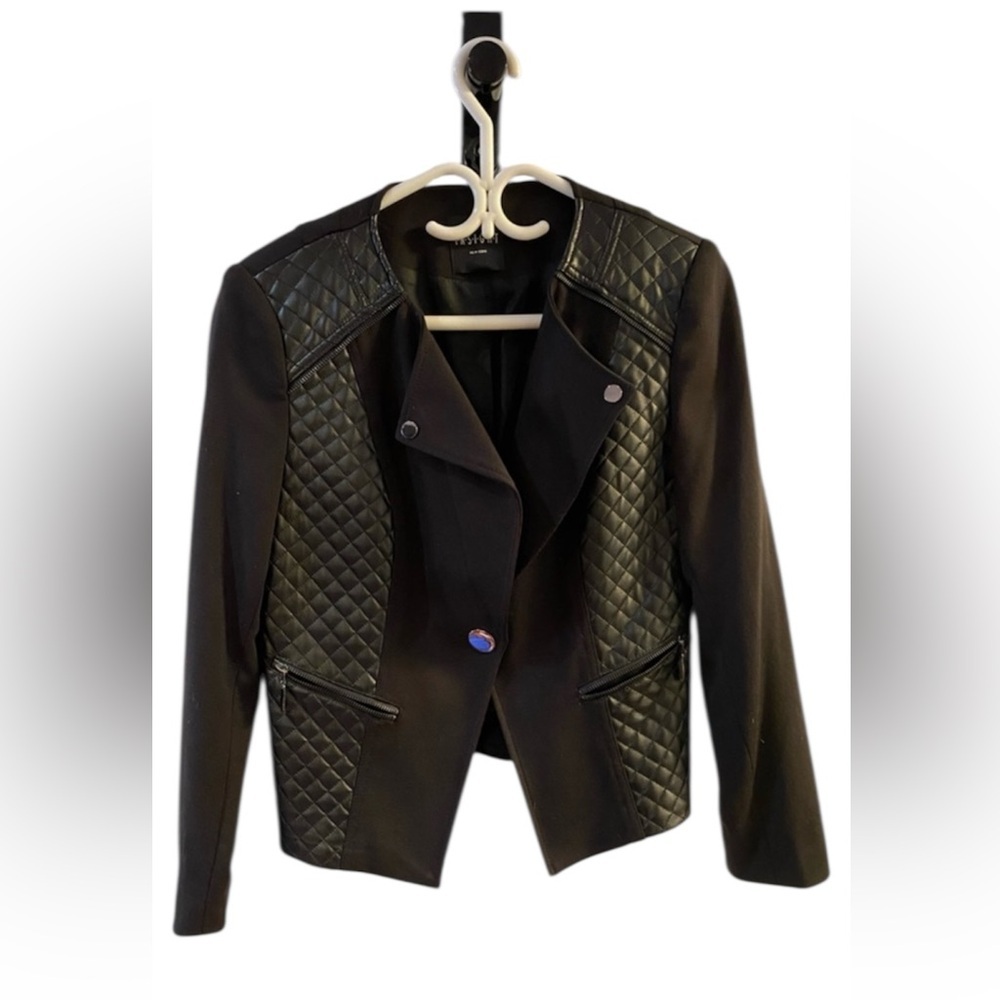 Insight black Jacket blazer with quilted detail size M​